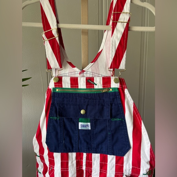 U.S.A 🇺🇸 Liberty | Red, White, Blue Striped Overalls | 4th of July 🇺🇸 - Picture 2 of 6